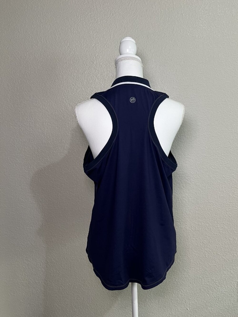 Southern Tide Sleeveles Performance Golf Polo Top Women’s Size XL Preppy Tennis
